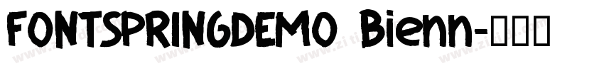 FONTSPRINGDEMO Bienn字体转换